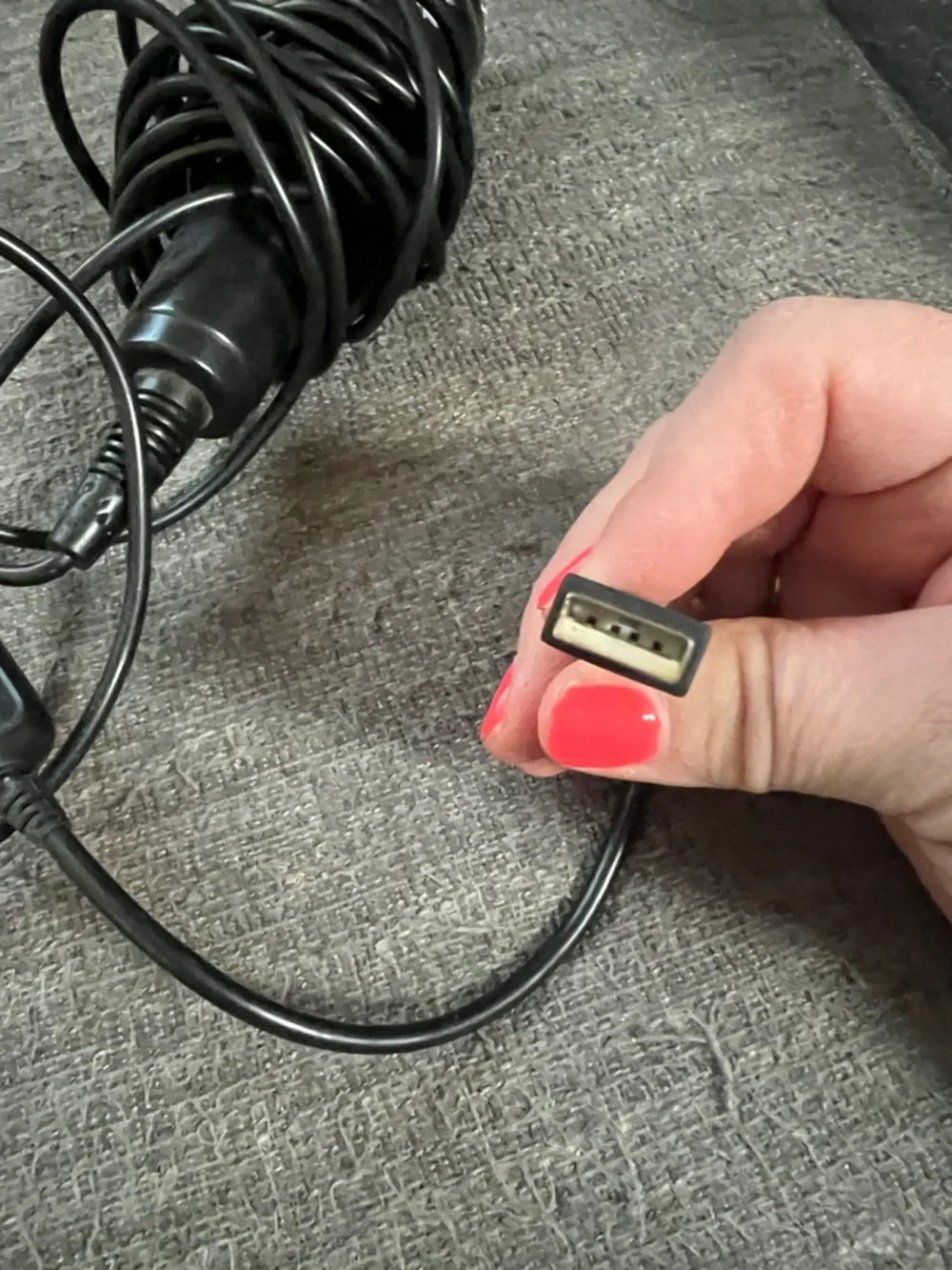 Logitech Black USB Microphone with Integrated Cable